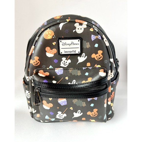 Disney Parks Loungefly Halloween Treats Mini Backpack - Picture 1 of 16